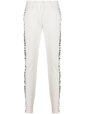 

Logo tape skinny jeans, Stella McCartney Logo tape skinny jeans