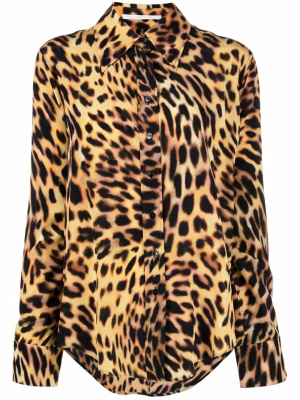 

All-over leopard-print shirt, Stella McCartney All-over leopard-print shirt