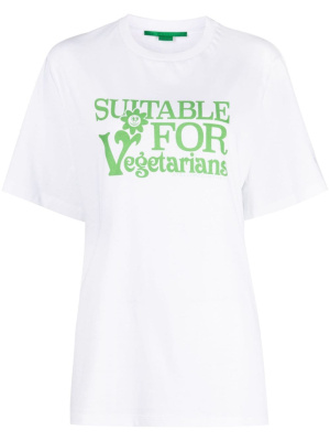

Text-print cotton T-shirt, Stella McCartney Text-print cotton T-shirt