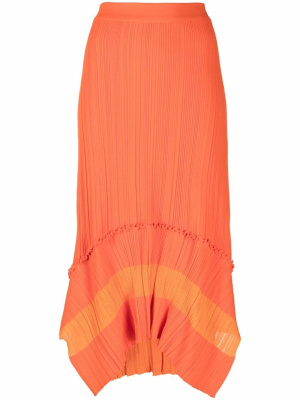 

Two-tone fine-ribbed skirt, Stella McCartney Two-tone fine-ribbed skirt