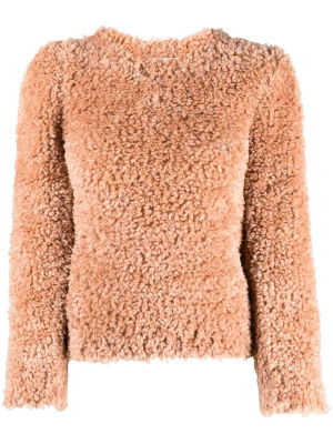 

Textured-knit cropped jumper, Stella McCartney Textured-knit cropped jumper