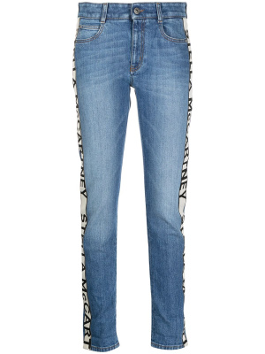 

Logo side panel jeans, Stella McCartney Logo side panel jeans
