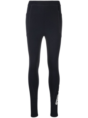 

Logo-print scuba leggings, Stella McCartney Logo-print scuba leggings