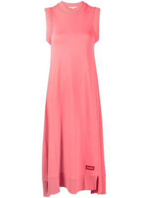 

Logo-patch detail tank dress, Stella McCartney Logo-patch detail tank dress