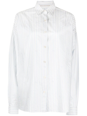 

Stripe-print long-sleeved shirt, Stella McCartney Stripe-print long-sleeved shirt