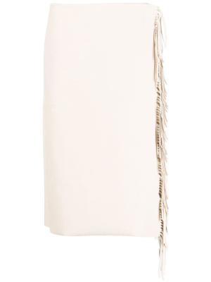

Fringed wrap skirt, Stella McCartney Fringed wrap skirt