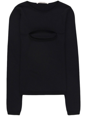 

Cut-out detail knit top, Stella McCartney Cut-out detail knit top