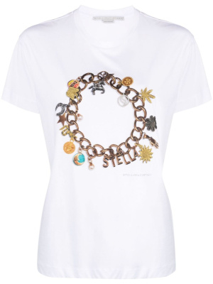

Graphic-print cotton T-shirt, Stella McCartney Graphic-print cotton T-shirt