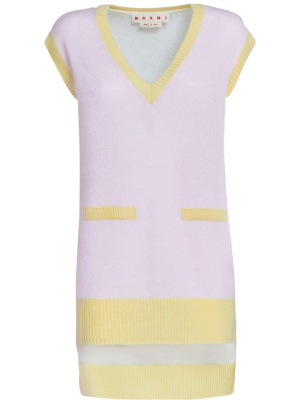 

V-neck long jumper vest, Marni V-neck long jumper vest