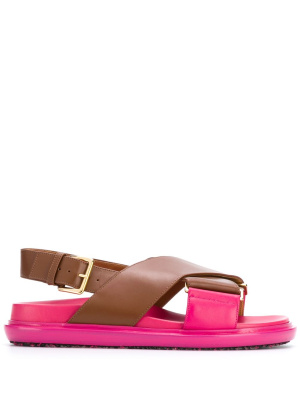 

Fussbett criss-cross sandals, Marni Fussbett criss-cross sandals