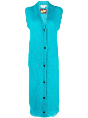 

Mohair-blend sleeveless cardigan, Marni Mohair-blend sleeveless cardigan