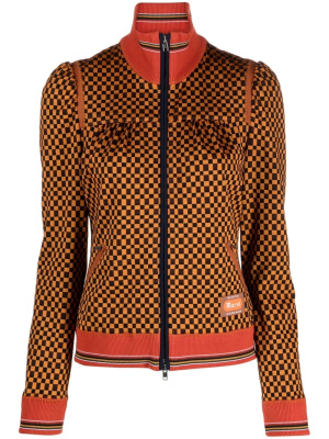 

Check zipped track jacket, Marni Check zipped track jacket