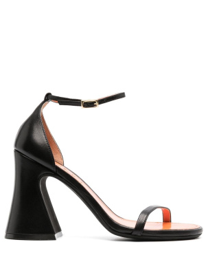 

Block-heel leather sandals, Marni Block-heel leather sandals