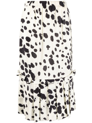 

Spotted silk midi skirt, Marni Spotted silk midi skirt
