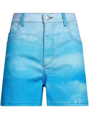 

Tie-dye high-waist shorts, Marni Tie-dye high-waist shorts