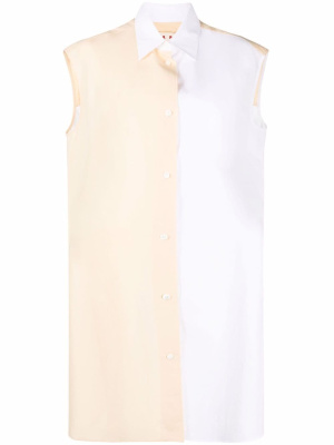 

Two-tone sleeveless shirt, Marni Two-tone sleeveless shirt