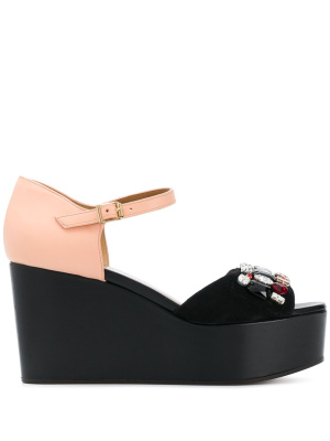 

Embellished flatform sandals, Marni Embellished flatform sandals