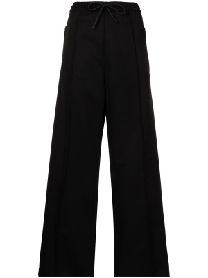 

Virgin-wool wide-leg track trousers, Marni Virgin-wool wide-leg track trousers