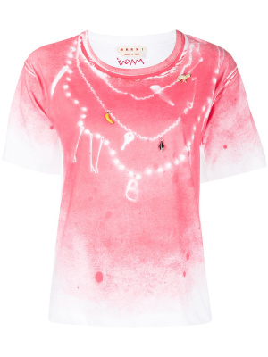 

Spray paint embellished T-shirt, Marni Spray paint embellished T-shirt