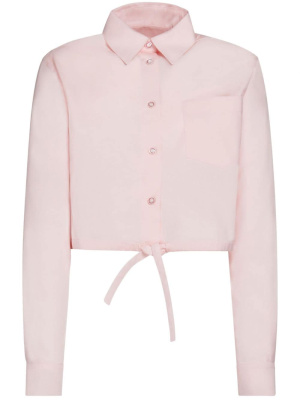 

Logo-embroidered cotton shirt, Marni Logo-embroidered cotton shirt