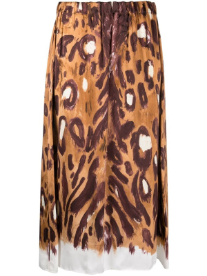 

All-over animal print midi skirt, Marni All-over animal print midi skirt
