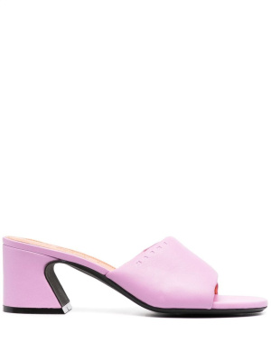 

65mm block-heel leather sandals, Marni 65mm block-heel leather sandals