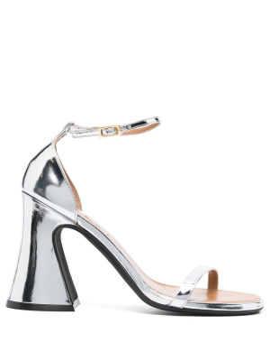 

105mm metallic block-heel sandals, Marni 105mm metallic block-heel sandals