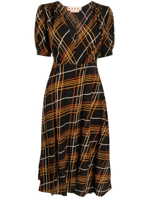 

Multi-way stripe midi dress, Marni Multi-way stripe midi dress