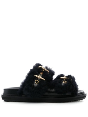 

Fussbett shearling slides, Marni Fussbett shearling slides