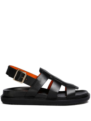 

Fussbett leather sandals, Marni Fussbett leather sandals