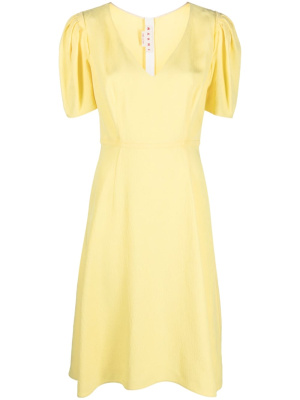 

V-neck flared dress, Marni V-neck flared dress