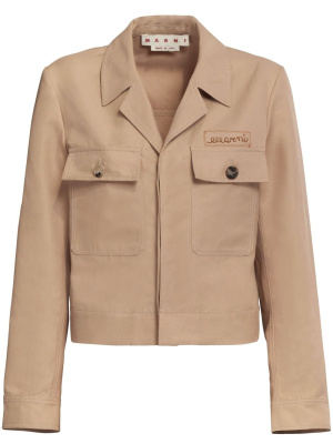 

Chest flap-pocket detail jacket, Marni Chest flap-pocket detail jacket