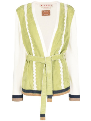 

Two-tone belted jacket, Marni Two-tone belted jacket