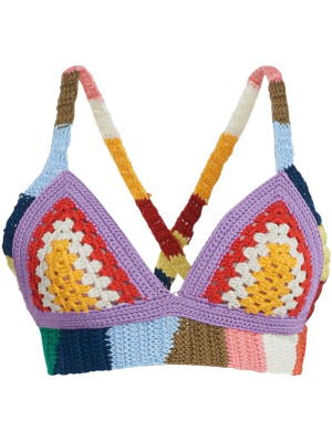

Patch cotton bra-top, Marni Patch cotton bra-top