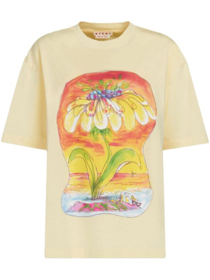 

Graphic-print cotton T-shirt, Marni Graphic-print cotton T-shirt