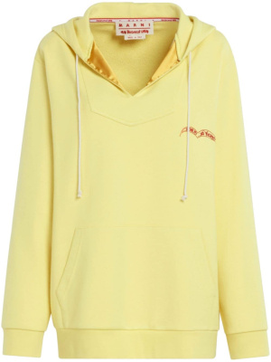 

Graphic-print cotton hoodie, Marni Graphic-print cotton hoodie