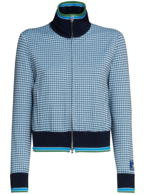 

Checked zip-up sweatshirt, Marni Checked zip-up sweatshirt