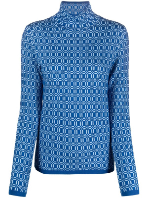 

Roll-neck abstract-jacquard jumper, Marni Roll-neck abstract-jacquard jumper