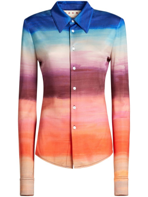 

Tie-dye long-sleeve shirt, Marni Tie-dye long-sleeve shirt