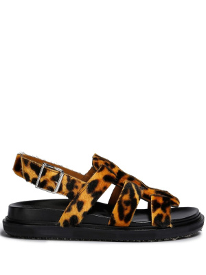 

Fussbett leopard sandals, Marni Fussbett leopard sandals