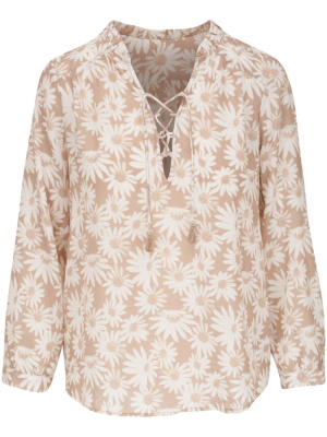 

Floral-print tied blouse, PAIGE Floral-print tied blouse