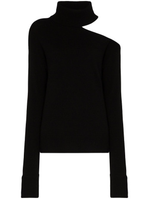 

Raundi cold-shoulder turtleneck sweater, PAIGE Raundi cold-shoulder turtleneck sweater