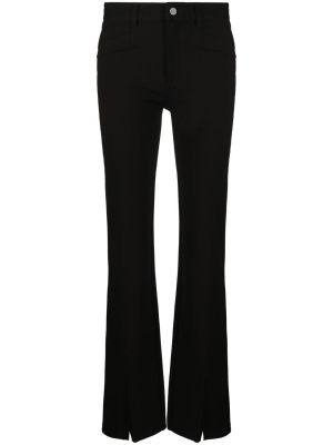 

Slit flared trousers, PAIGE Slit flared trousers