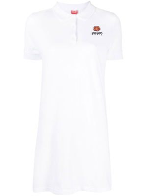 

Embroidered-logo mini polo dress, Kenzo Embroidered-logo mini polo dress