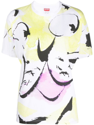 

Akae Smiling Tiger-print T-shirt, Kenzo Akae Smiling Tiger-print T-shirt