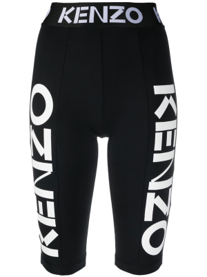 

Logo-print legging-like shorts, Kenzo Logo-print legging-like shorts