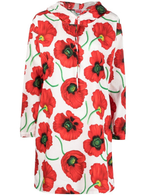 

Poppy hooded sweatshirt dress, Kenzo Poppy hooded sweatshirt dress