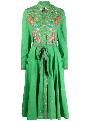 

Paisley-print shirt dress, Kenzo Paisley-print shirt dress