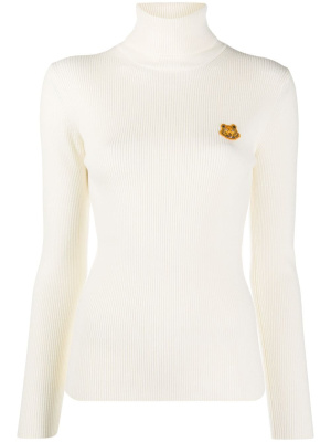 

Tiger badge roll-neck jumper, Kenzo Tiger badge roll-neck jumper