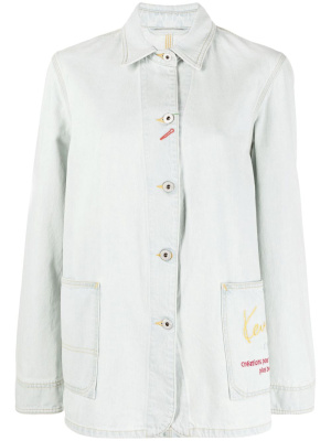 

Embroidered denim jacket, Kenzo Embroidered denim jacket